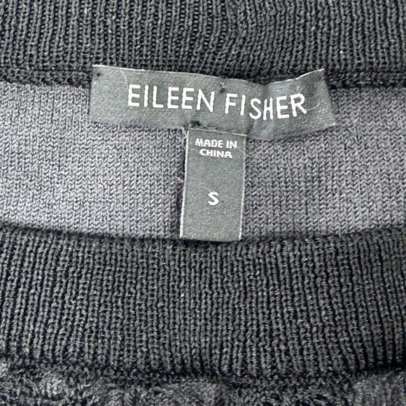 Eileen Fisher Skirt Womens Small Lace Knit Pull On Stretch Midi Viscose Nylon - Picture 4 of 12